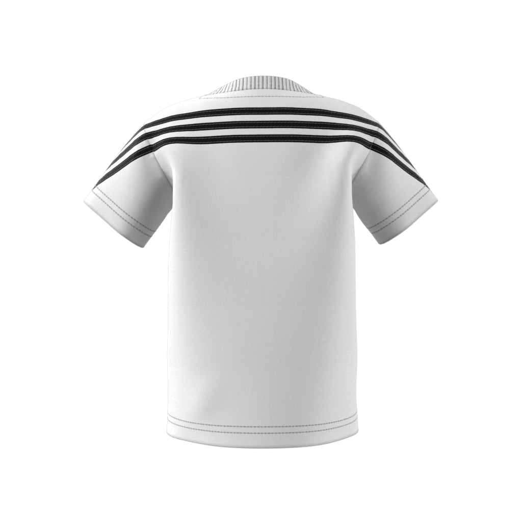 tricou copii cu trei dungi pe spate