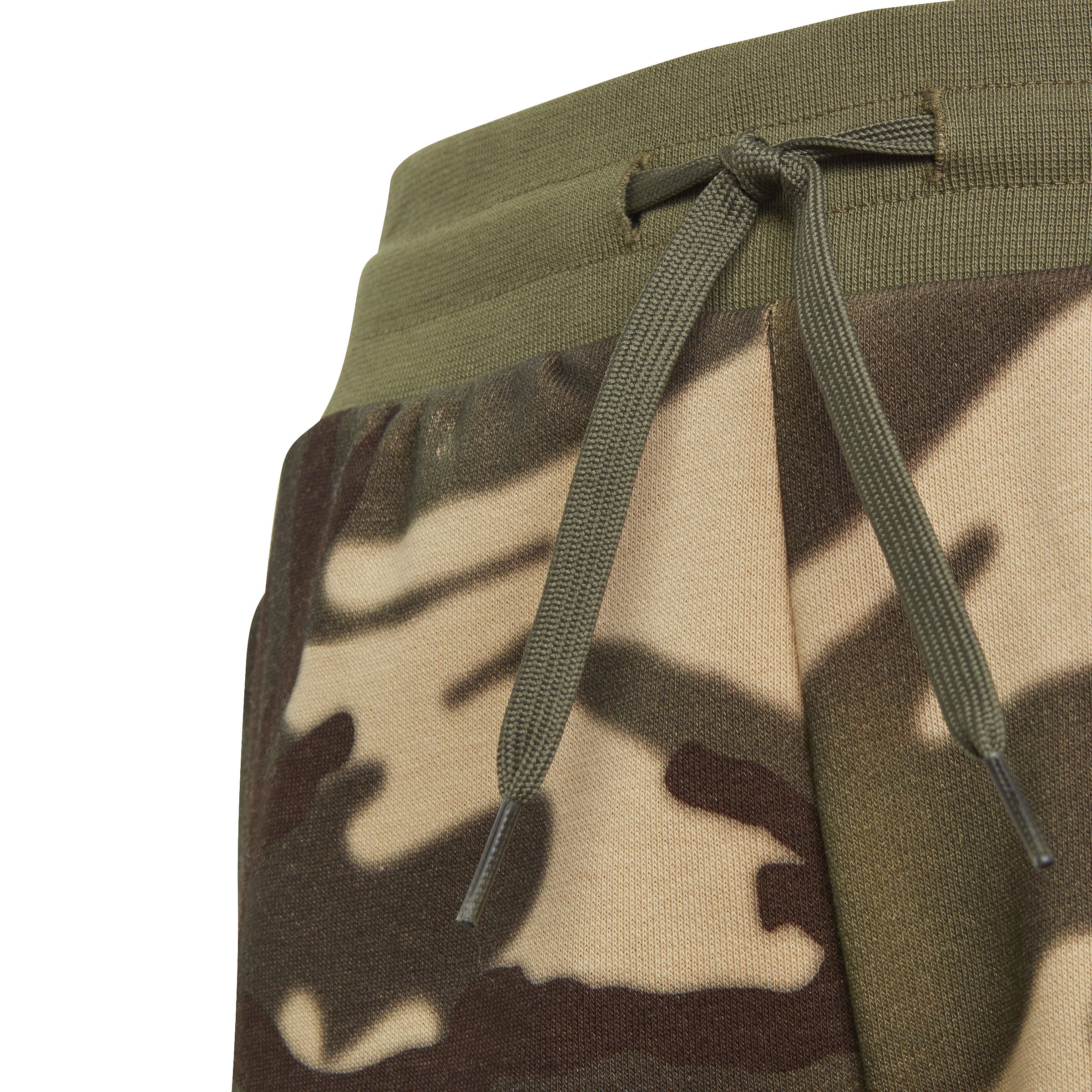 Pantaloni unisex pentru copii Adidas Camo 8-16 ani - detaliu elastic