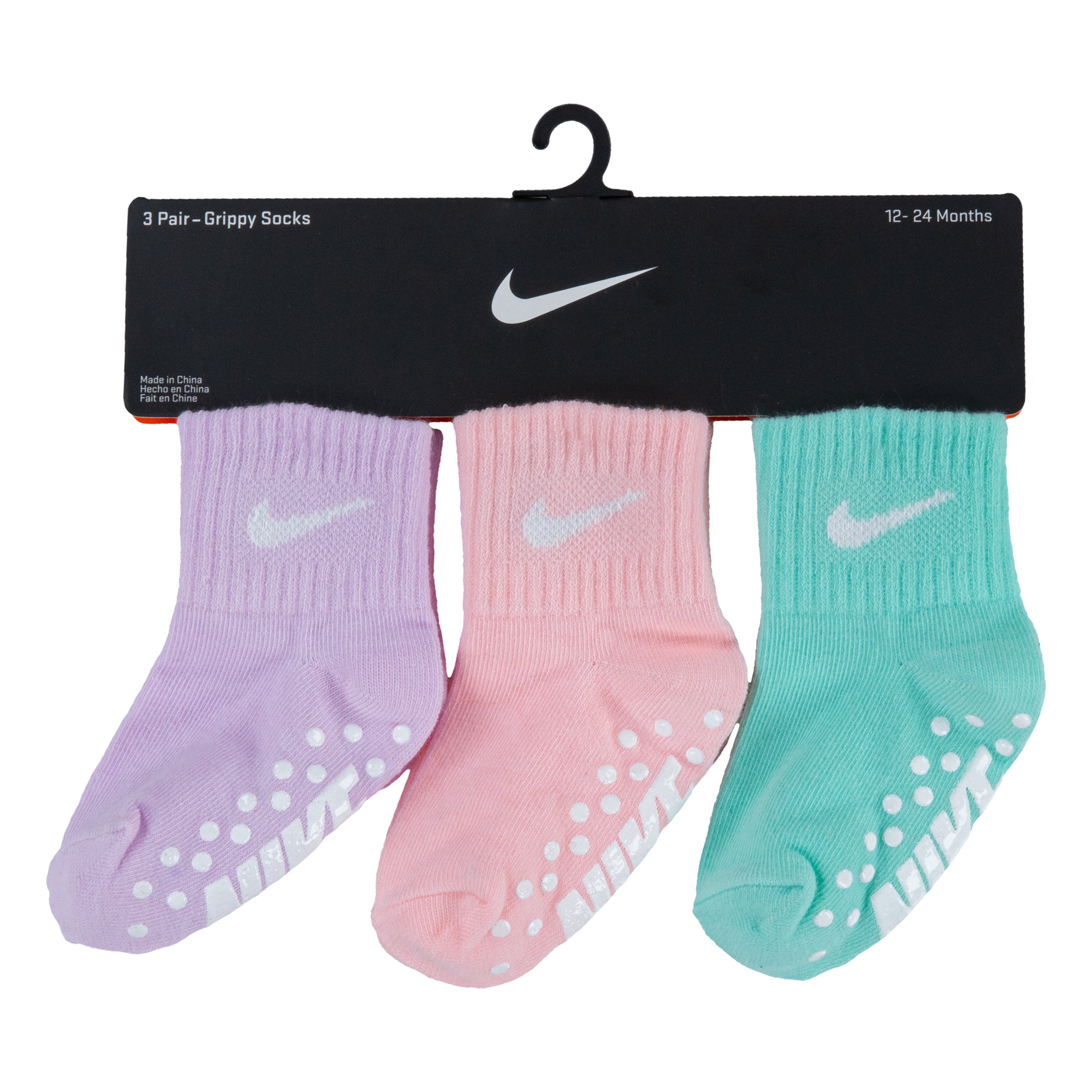 Set 3 perechi sosete NIKE 6 luni-4 ani