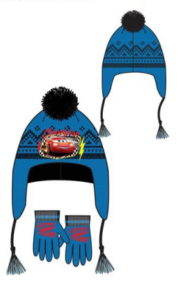 Set 2 piese: caciula, manusi - Cars 3 de copii - 4-9 ani