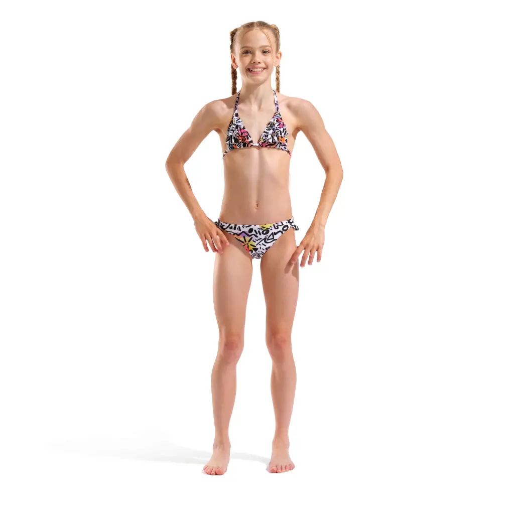 Costum de baie Arena Water Print Bikini Triangle