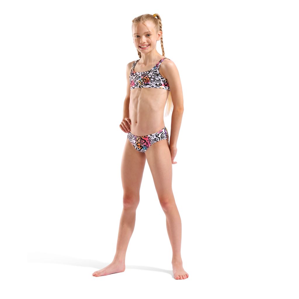 Costum de baie Arena Water Print Bikini Bralette