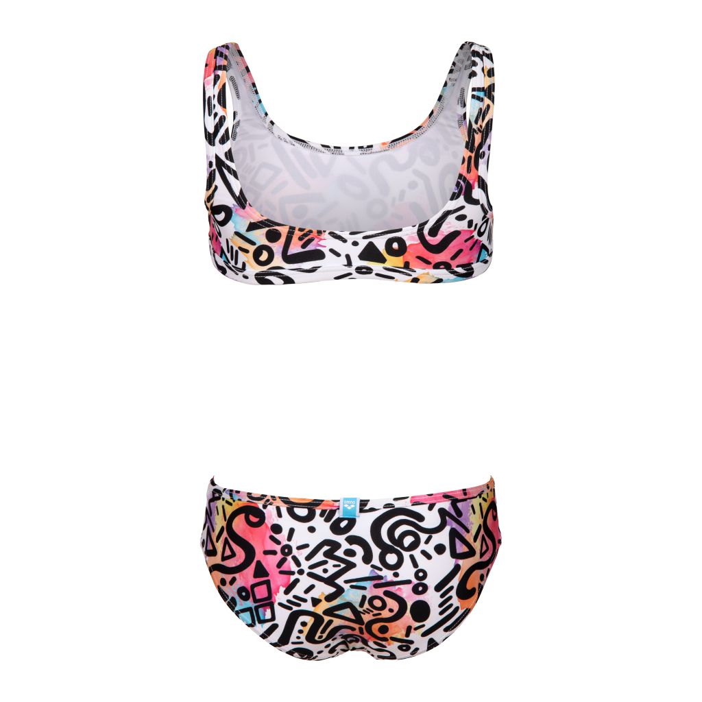 Costum de baie Arena Water Print Bikini Bralette