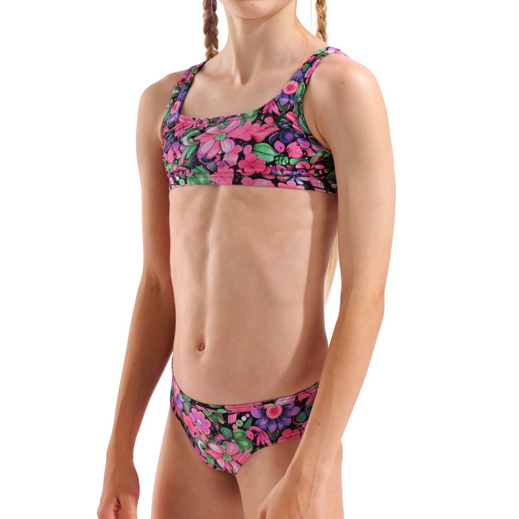 Costum de baie Arena Water Print Bikini Bralette