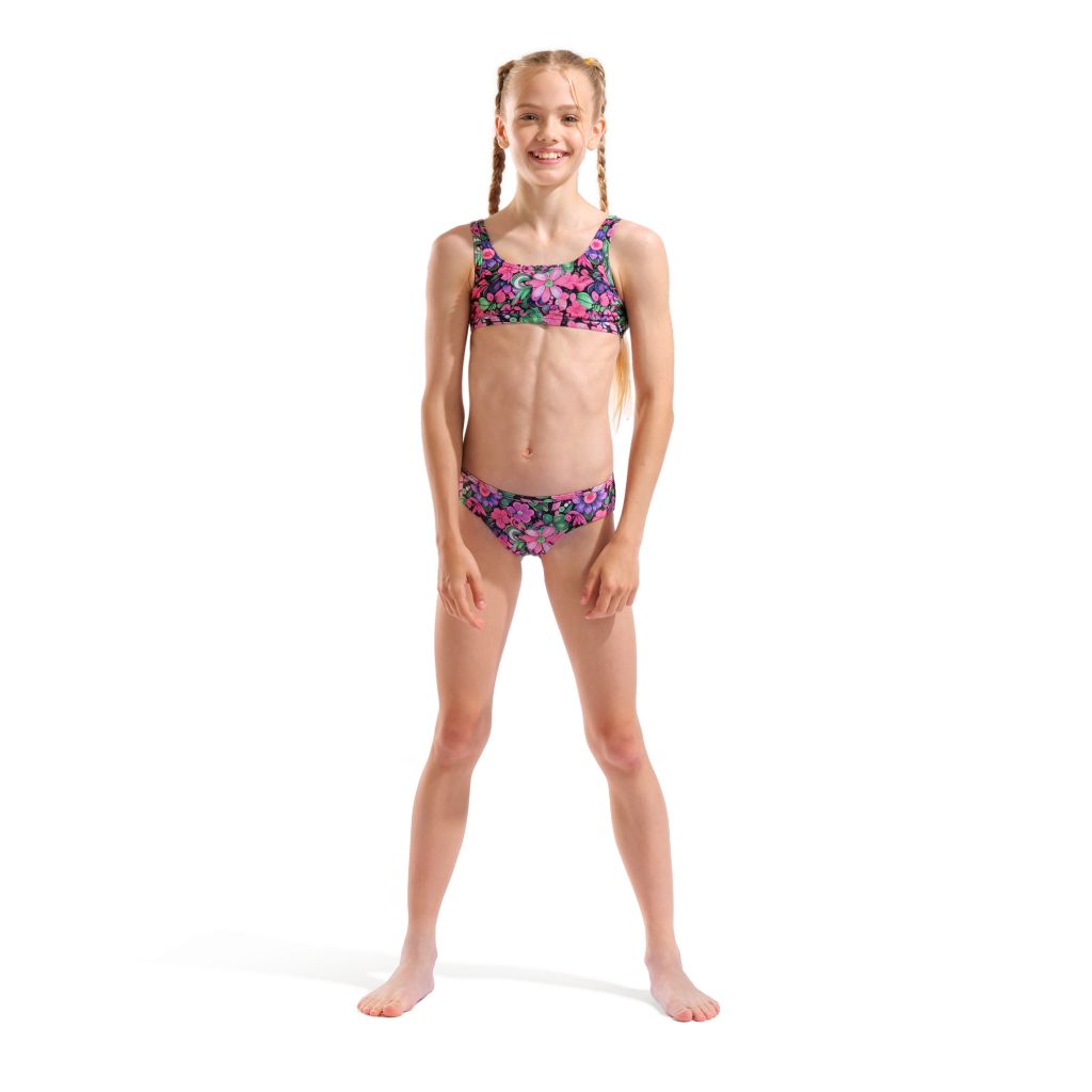 Costum de baie Arena Water Print Bikini Bralette