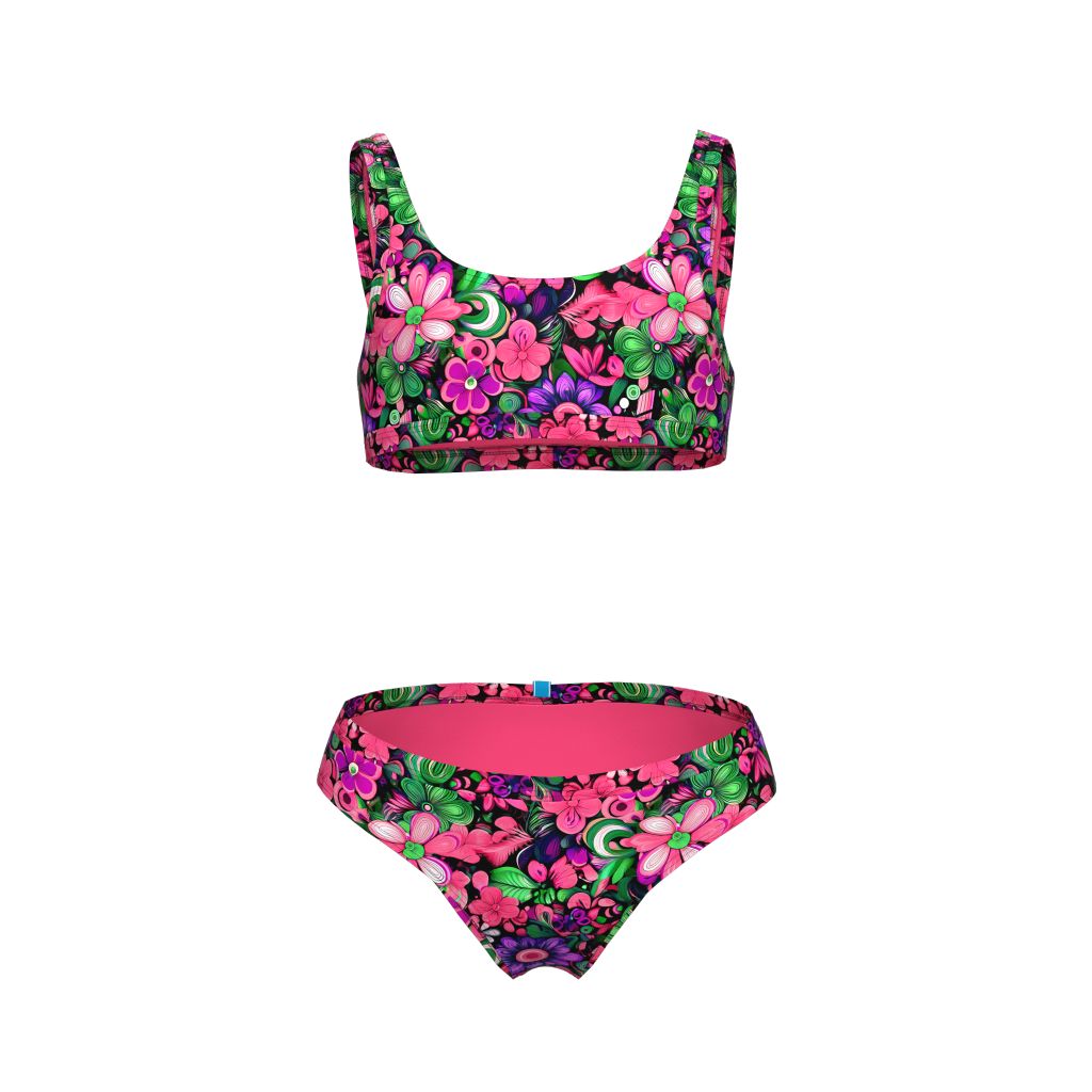 Costum de baie Arena Water Print Bikini Bralette