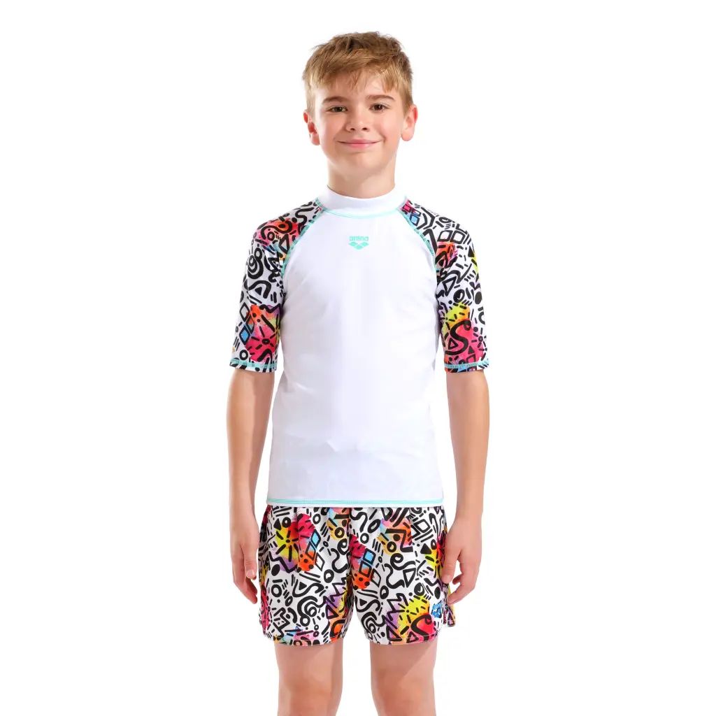 Tricou de inot Arena Unisex Jr Arena Rash