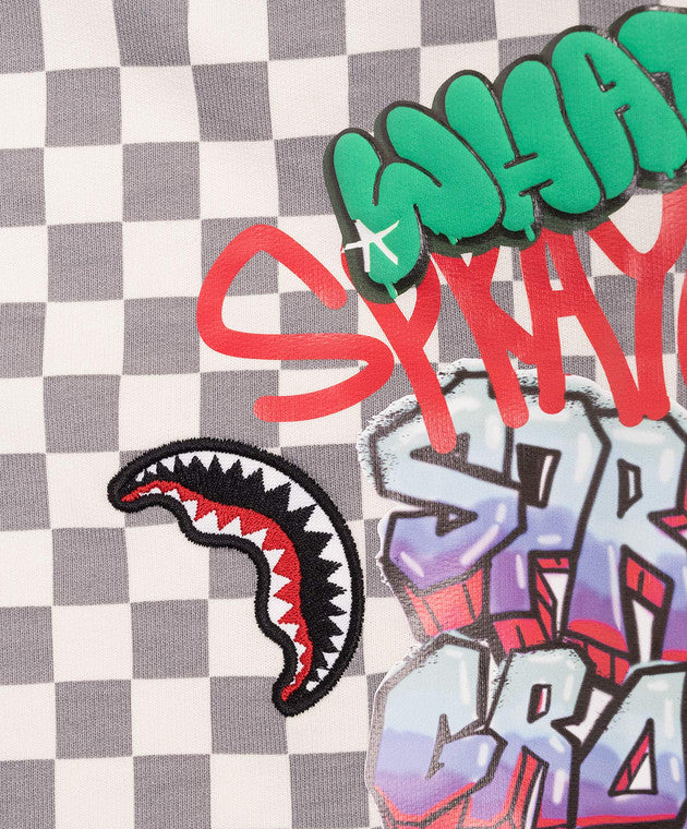 Pantaloni scurti Sprayground Writers Checkered 8 - 14 Ani