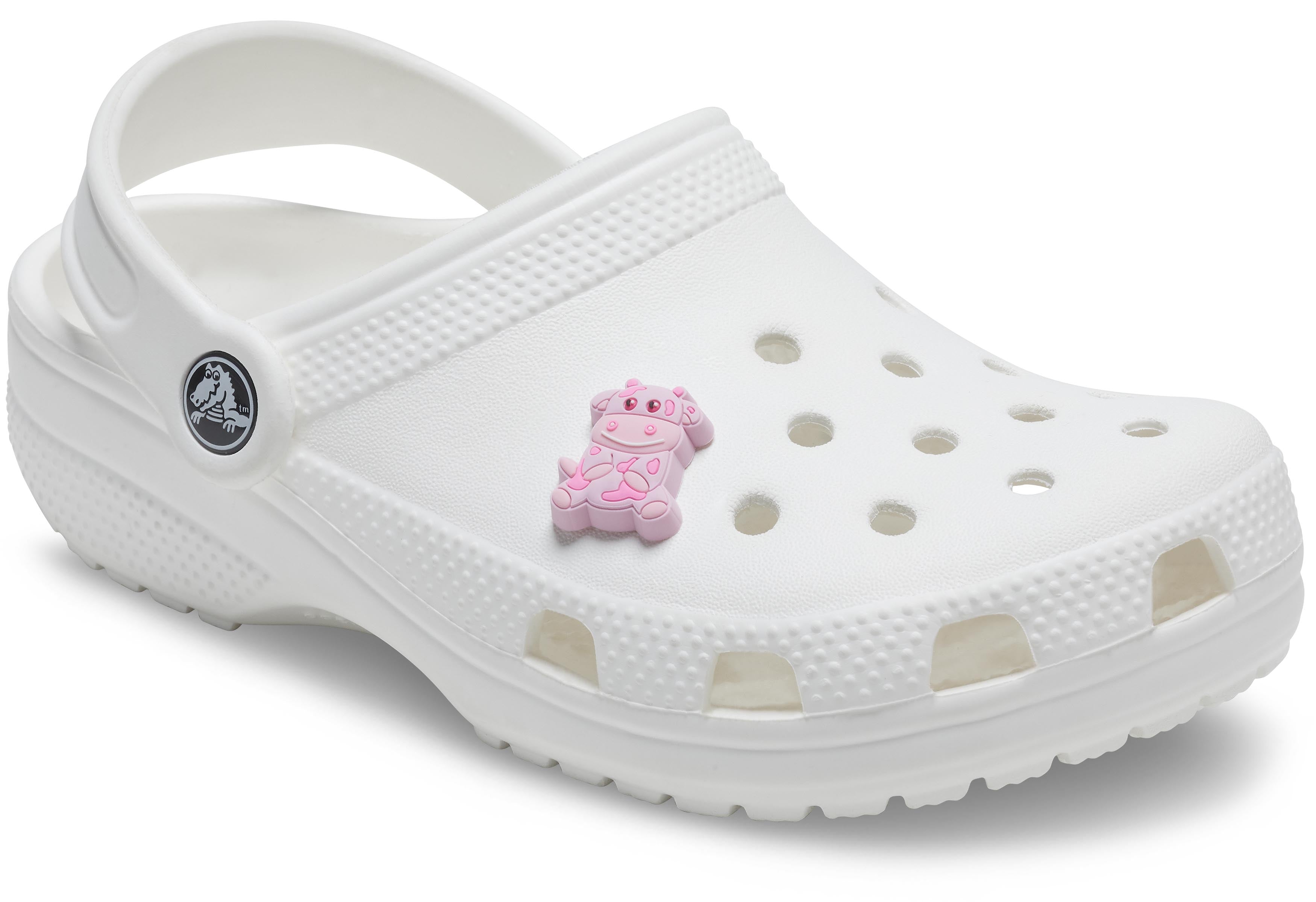 Image of Pin Jibbitz by Crocs Pink Cow