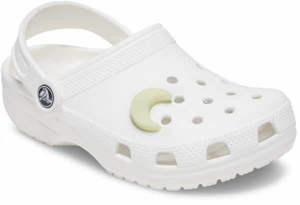 Accesorii Jibbitz by Crocs Glow In The Dark Crescent Moon