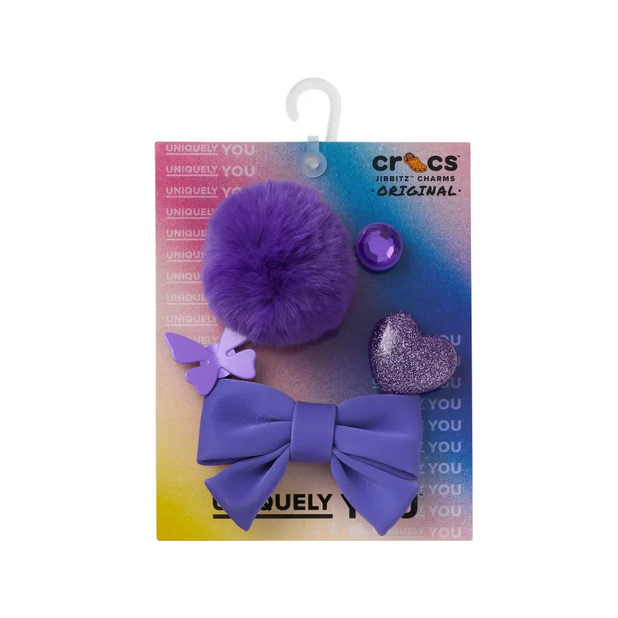 Image of Accesorii Jibbitz by Crocs All Things Purple 5 Pack