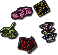 Accesorii Jibbitz by Crocs Reflective Street 5 Pack