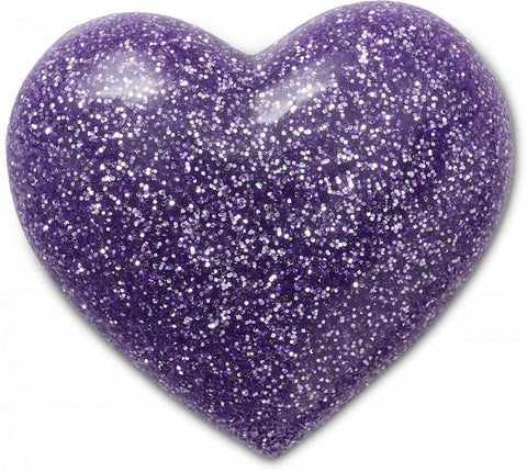 Accesorii Jibbitz by Crocs 3D Glitter Purple Heart