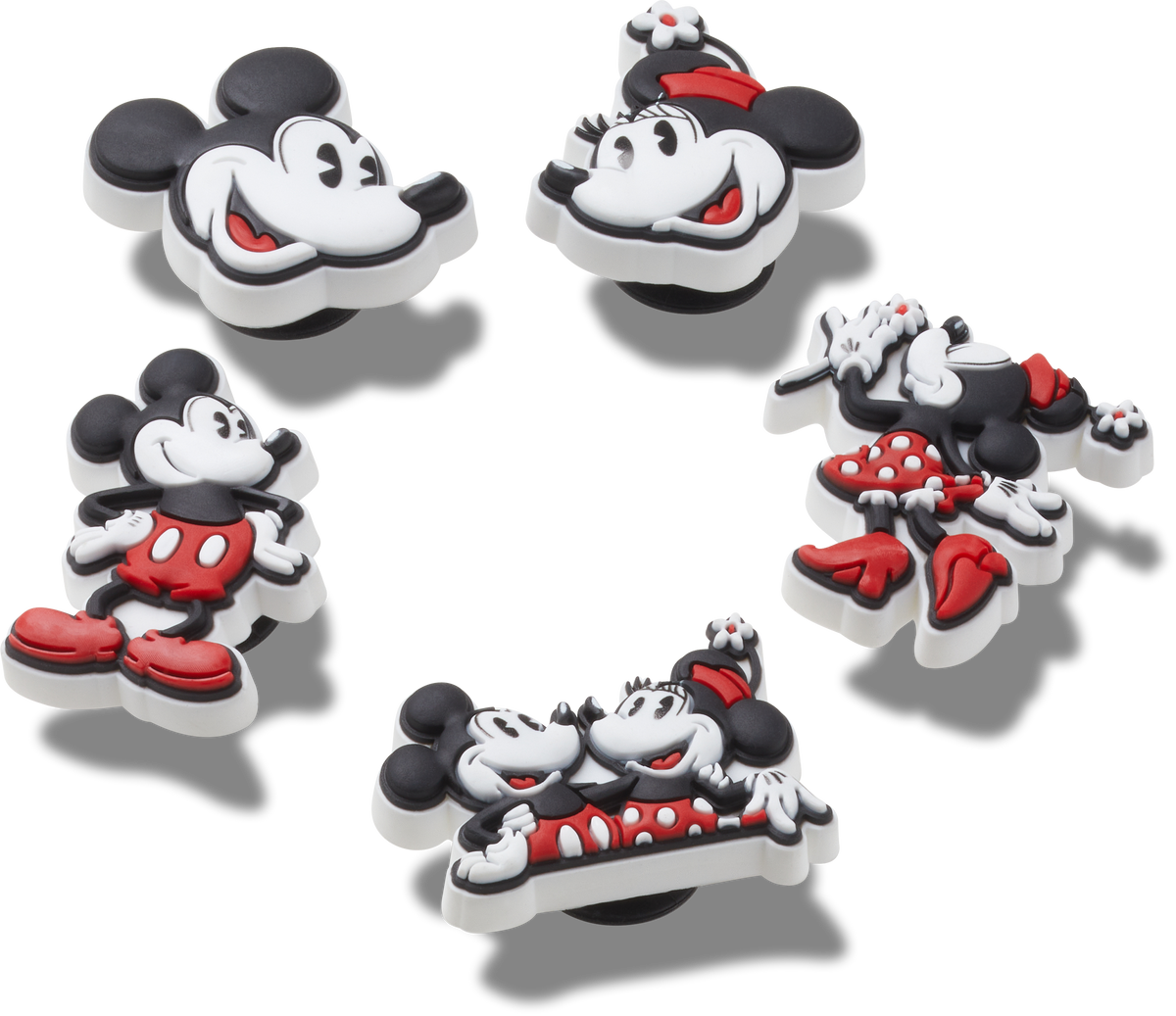 Crocs Mickey and Minnie Mouse 5-Pack Jibbitz Charms