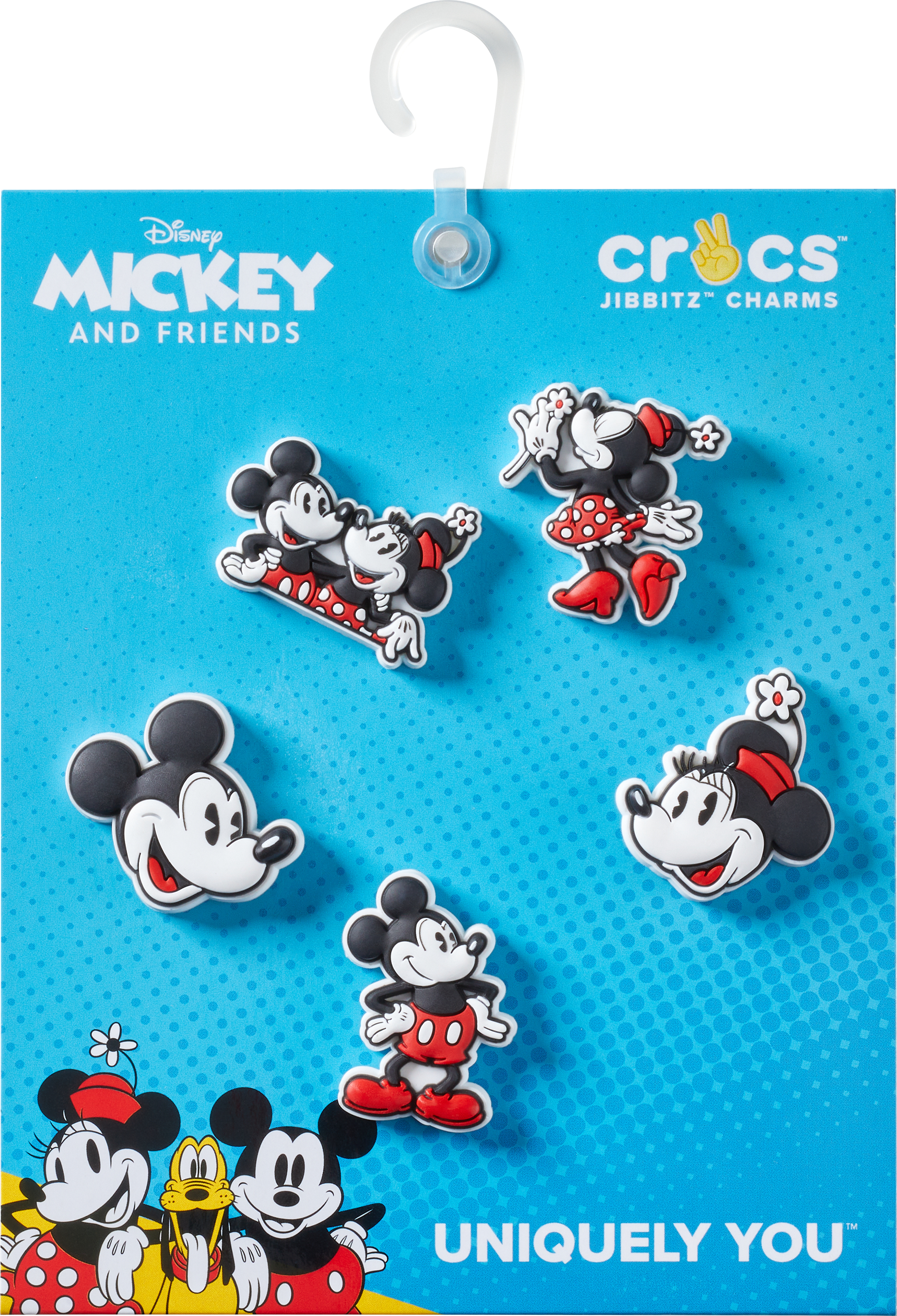 Crocs Mickey and Minnie Mouse 5-Pack Jibbitz Charms
