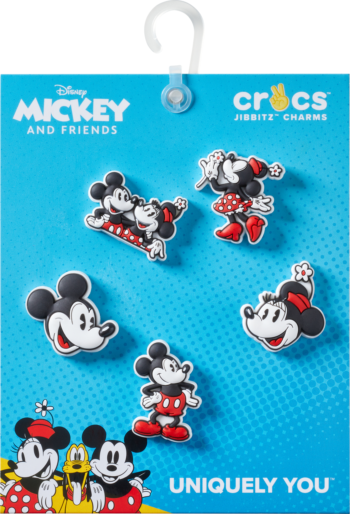 Crocs Mickey and Minnie Mouse 5-Pack Jibbitz Charms