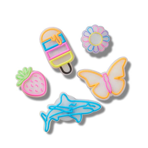 Image of Accesorii Crocs Jibbitz Lights Up Summer 5 Pack