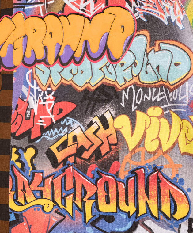 Image of Tricou Sprayground Makes The World Go Round Split Regular 8 - 16 Ani