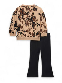 Set 2 piese Nkg Floral Camo Crew Legging S  12 - 24 Luni