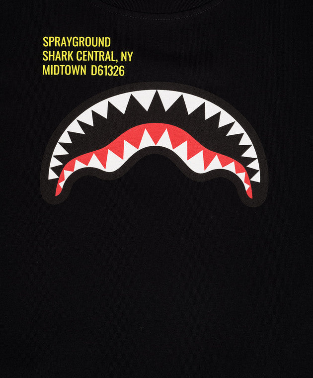 Tricou Sprayground Shark Basic Reg Blk 8 - 16 Ani