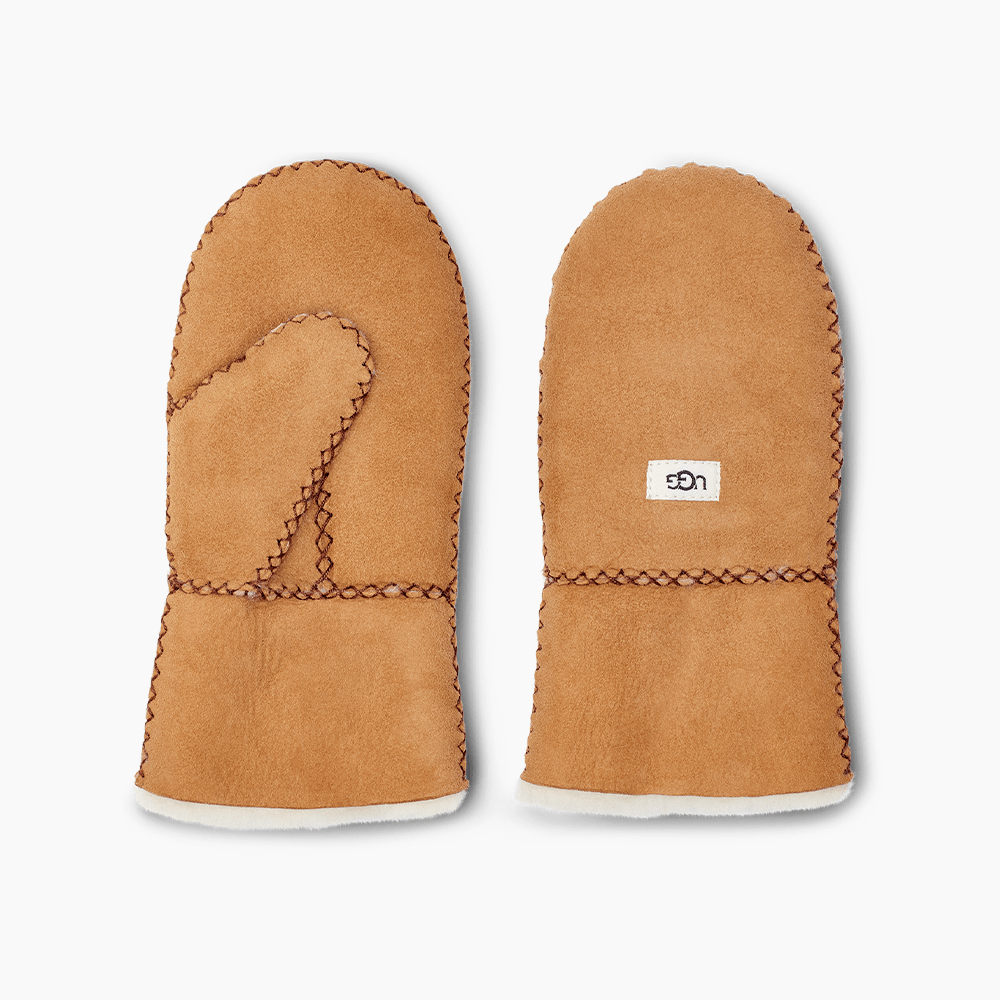 Image of Manusi-UGG-Sheepskin Mitten With Stitch 2 - 6 Ani