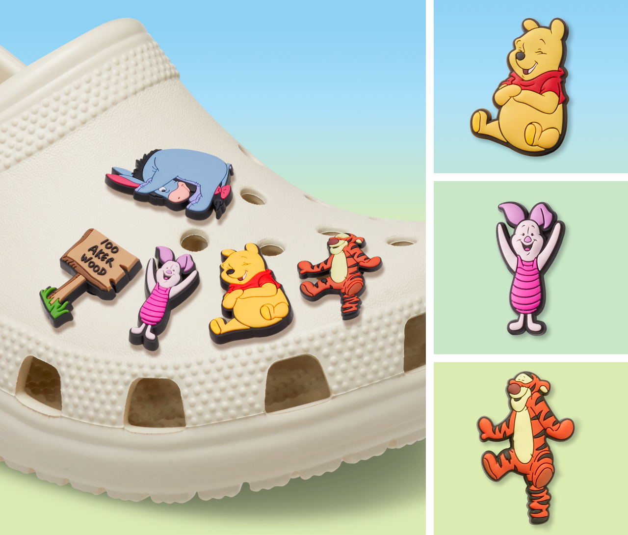 Accesorii Jibbitz by Crocs Winnie the Pooh 5 Pack