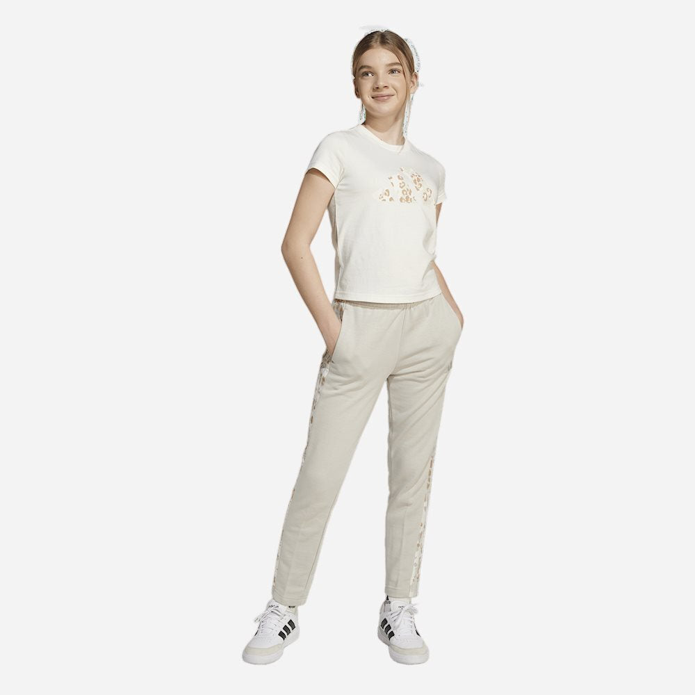 Pantaloni Adidas Girls 3-Stripes Animal French Terry Joggers Kids 8 - 15 Ani