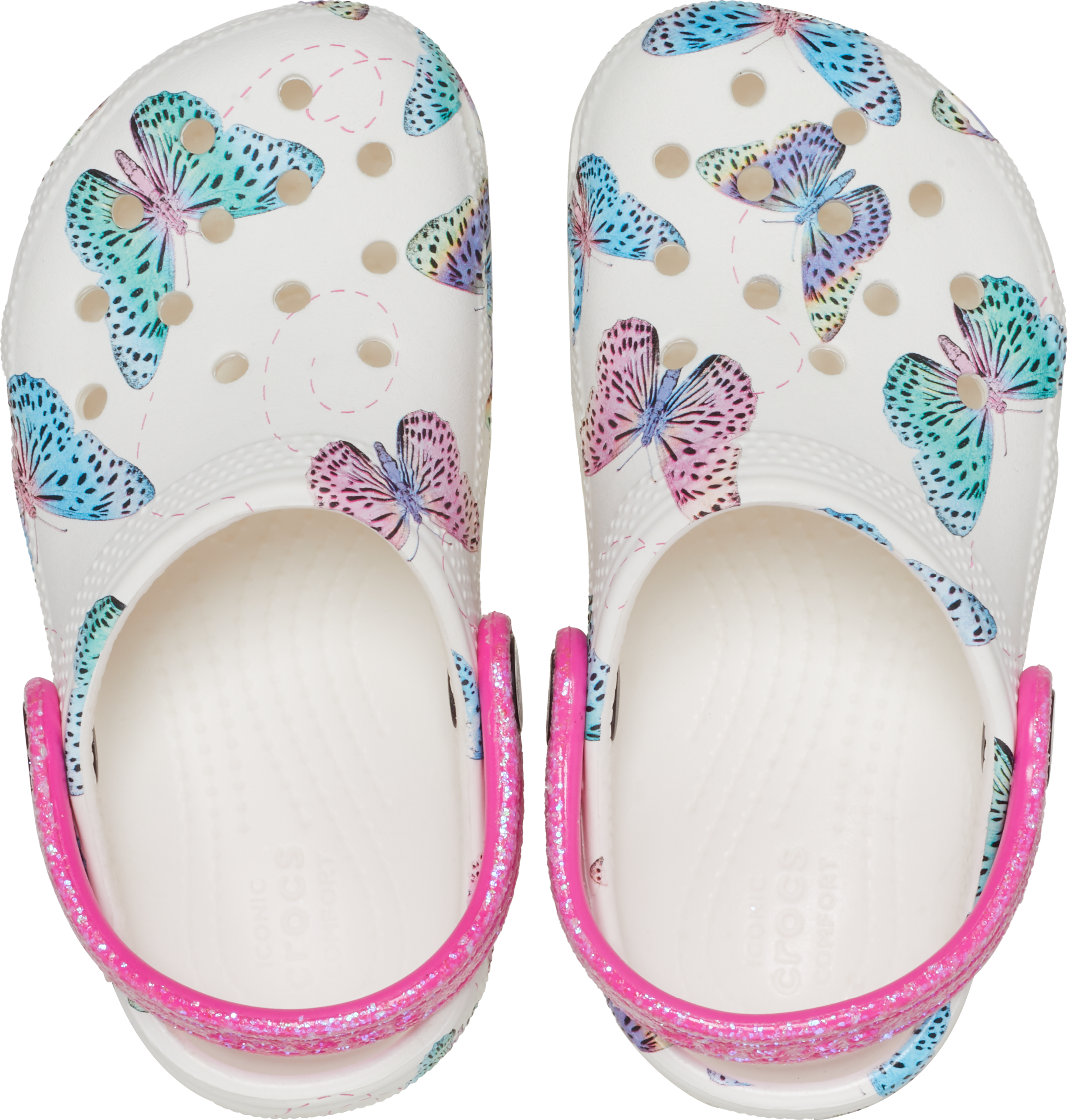 Slapi Crocs Classic Butterfly Clog T EU 22- EU 28