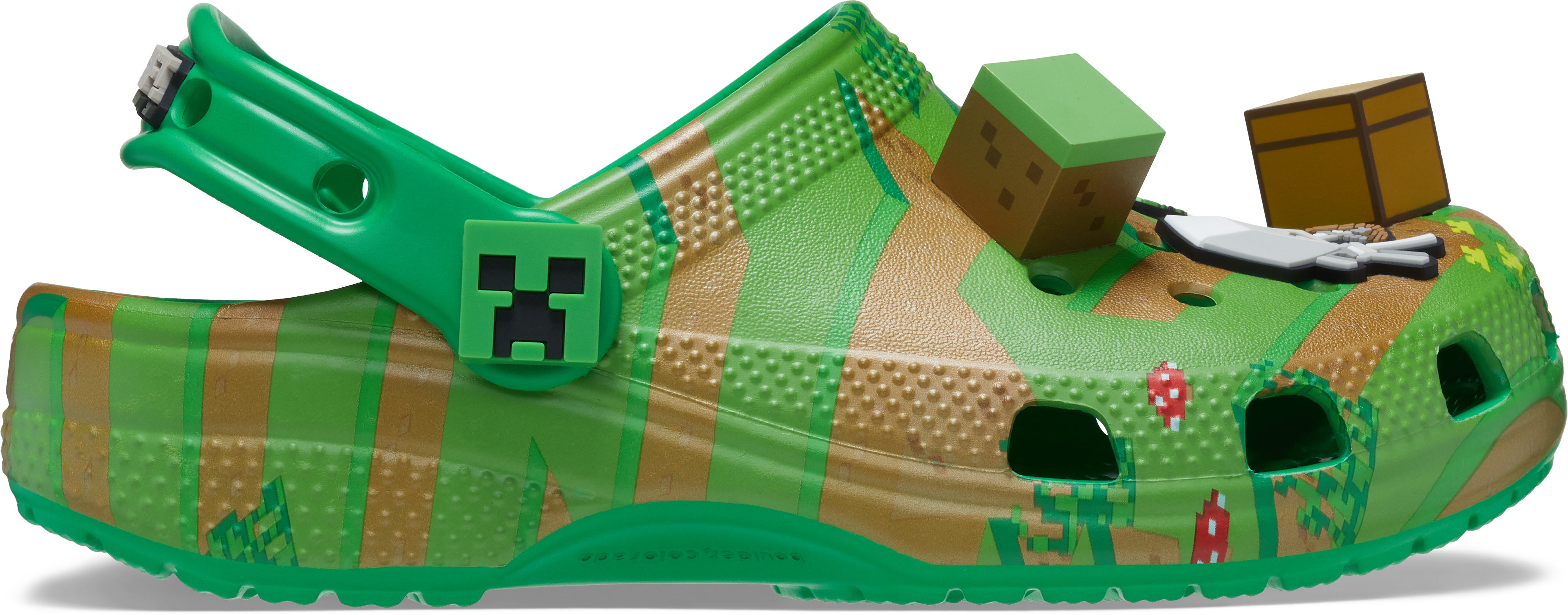 Slapi Crocs Minecraft Elevated Clog EU 28- EU 34
