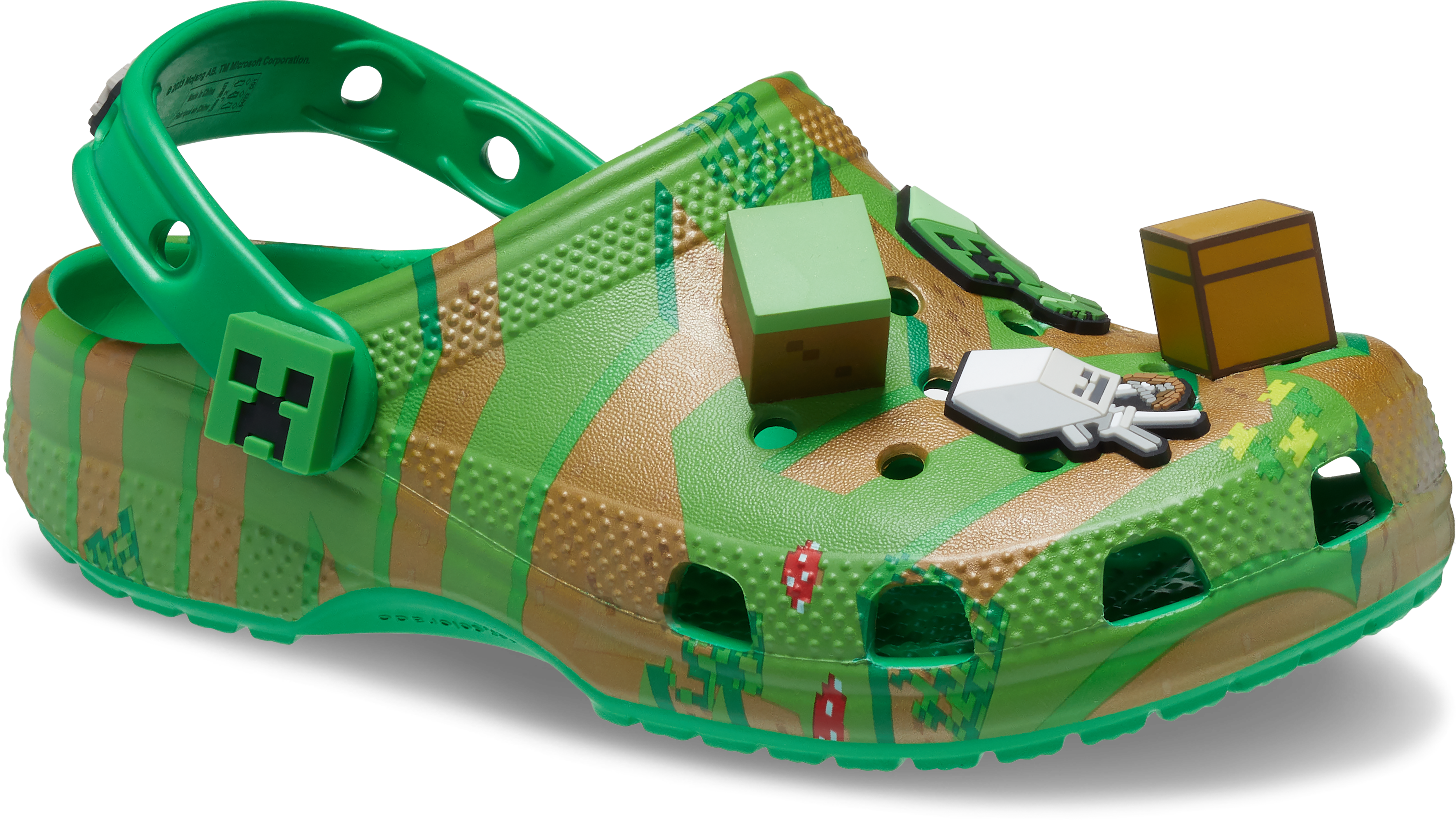 Slapi Crocs Minecraft Elevated Clog EU 28- EU 34