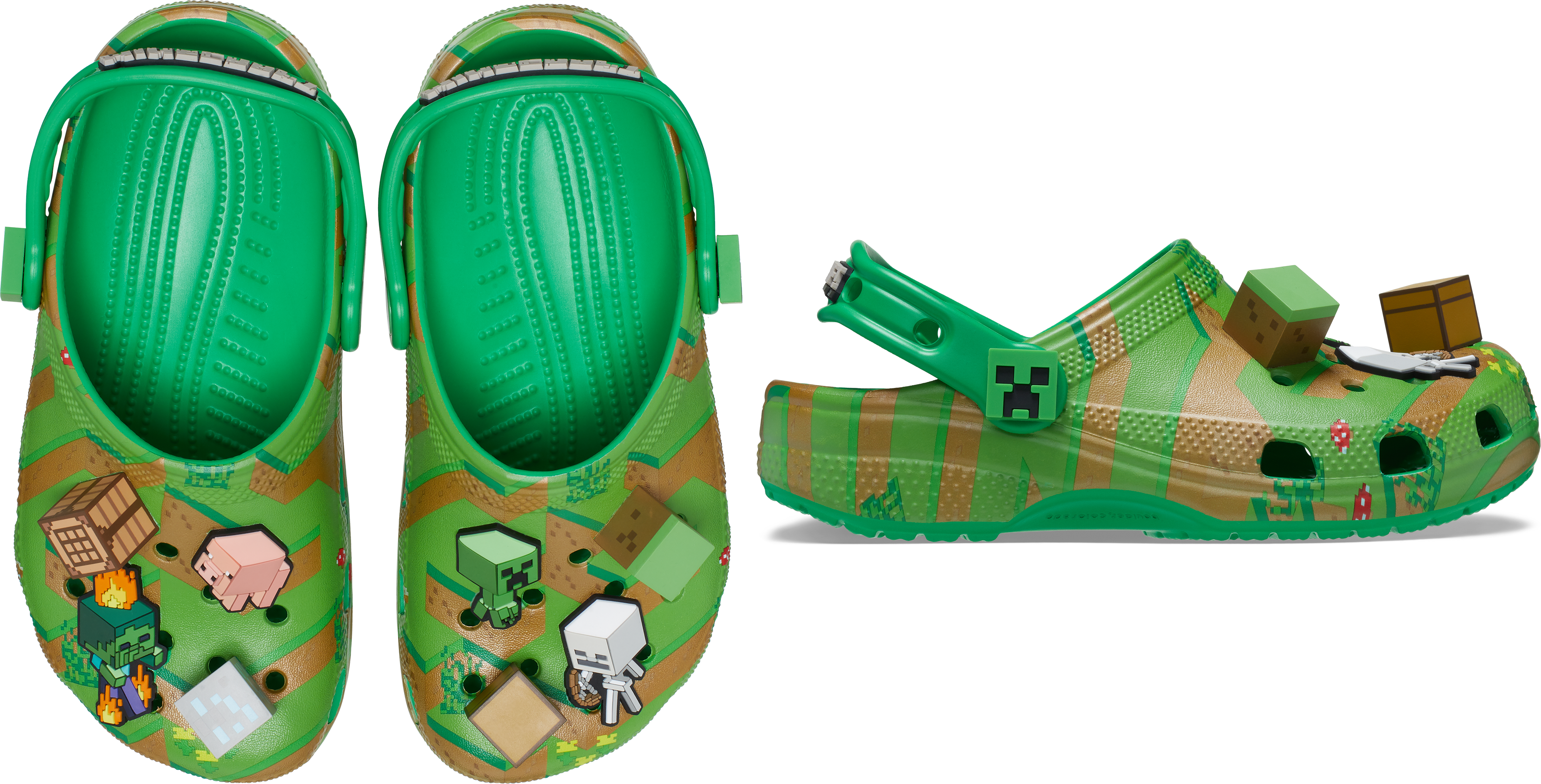 Slapi Crocs Minecraft Elevated Clog EU 28- EU 34