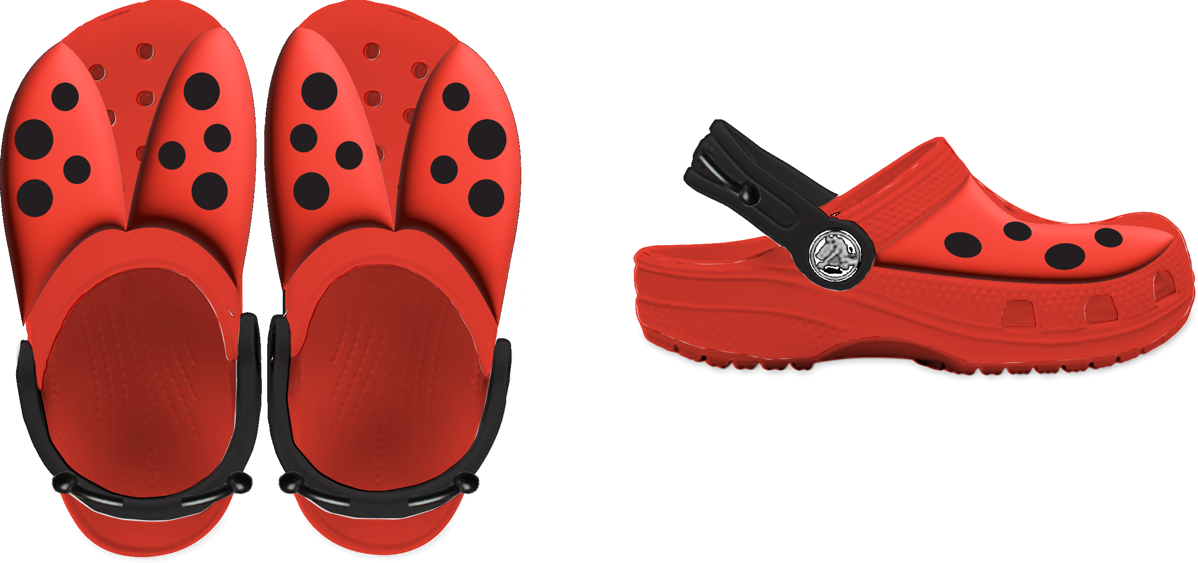 Image of Sandale Crocs Classic I am Ladybug T 210016 EU 22- EU 28