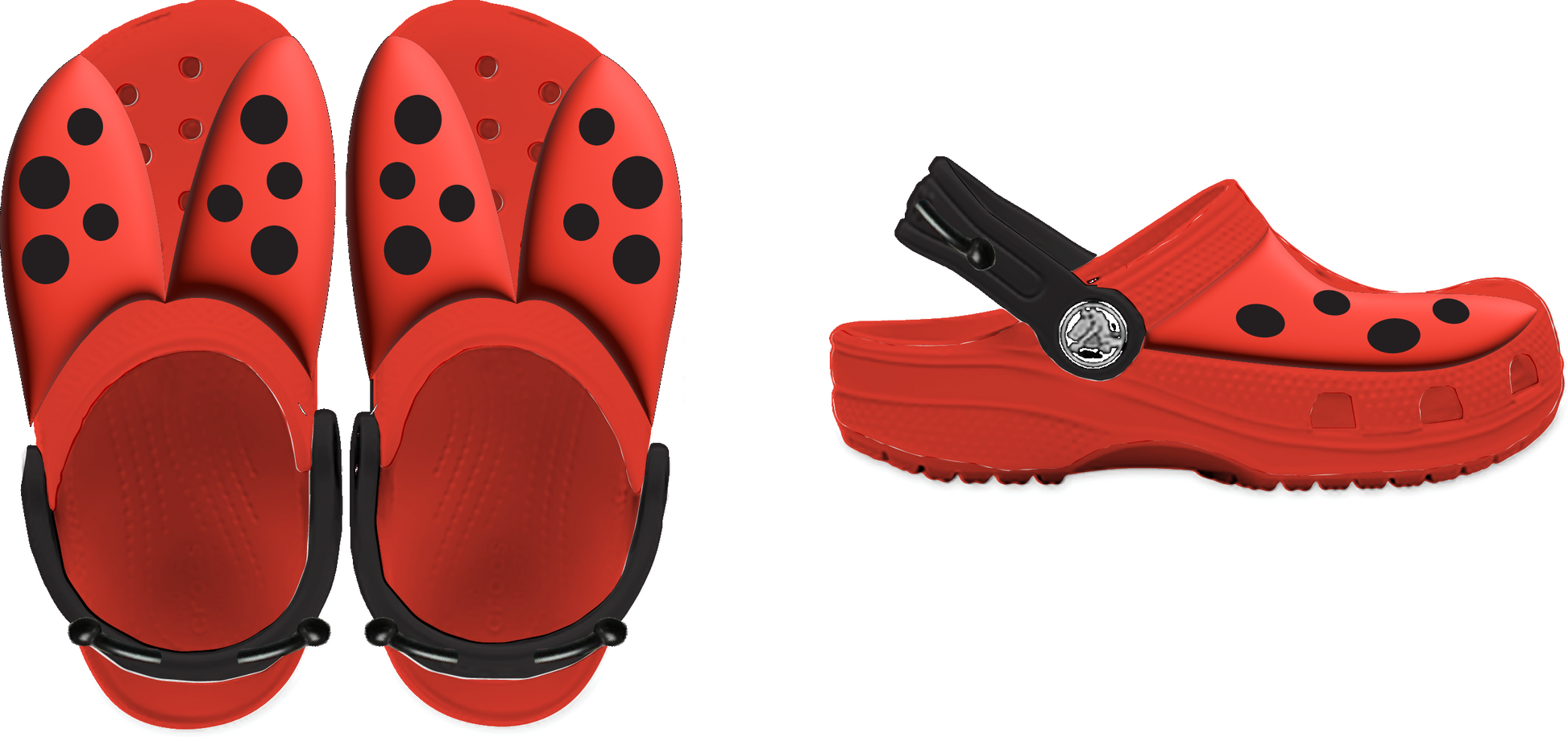 Sandale Crocs Classic I am Ladybug T 210016 EU 22- EU 28