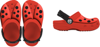 Sandale Crocs Classic I am Ladybug T 210016 EU 22- EU 28