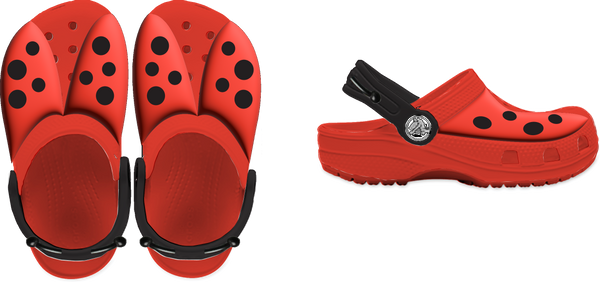 Sandale Crocs Classic I am Ladybug T 210016 EU 22- EU 28