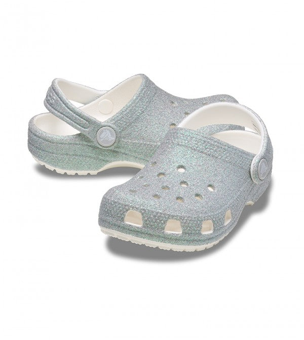 Sandale-Crocs-Classic Iridescent Glitter Kids T 210985 EU 19-EU 28