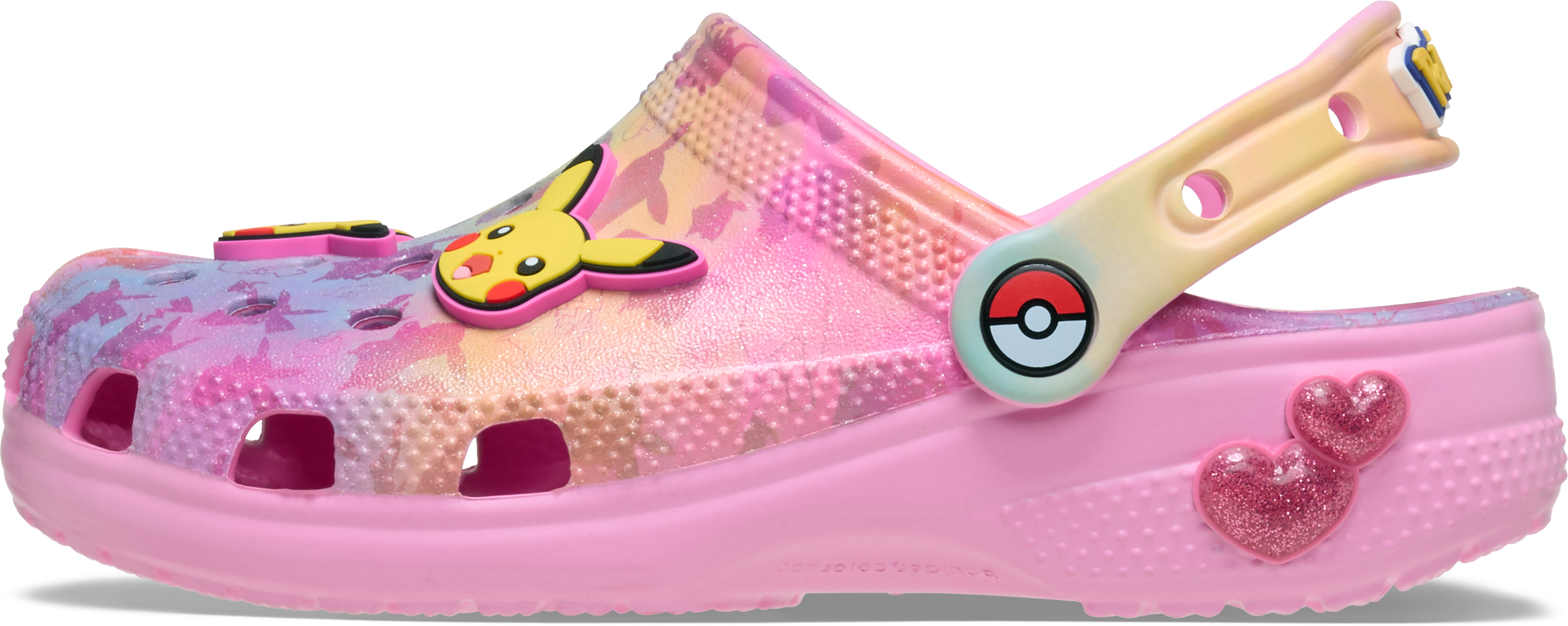 Image of Saboti Crocs Classic Pikachu Pink EU 28 - EU 35