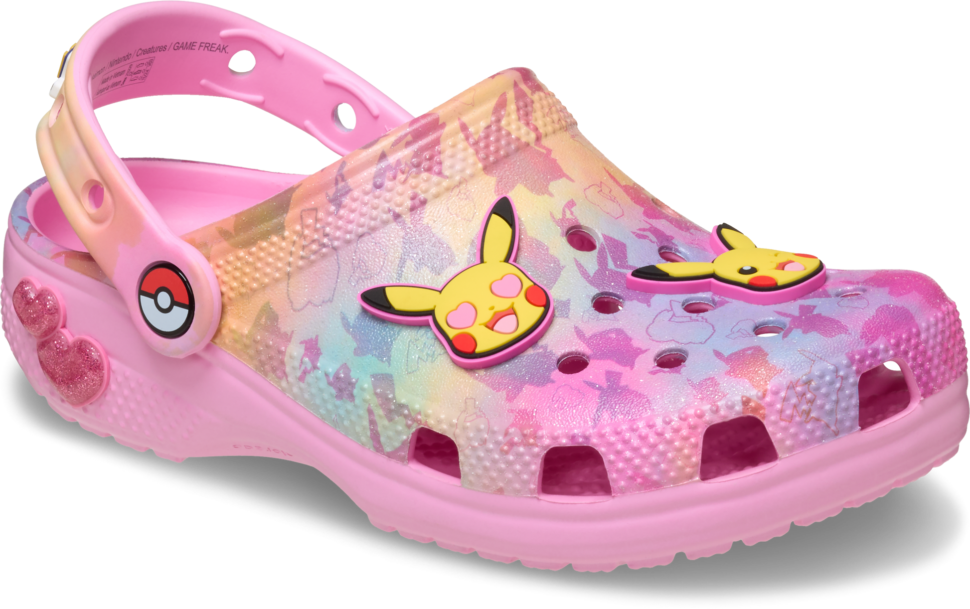 Saboti Crocs Classic Pikachu Pink EU 28 - EU 35