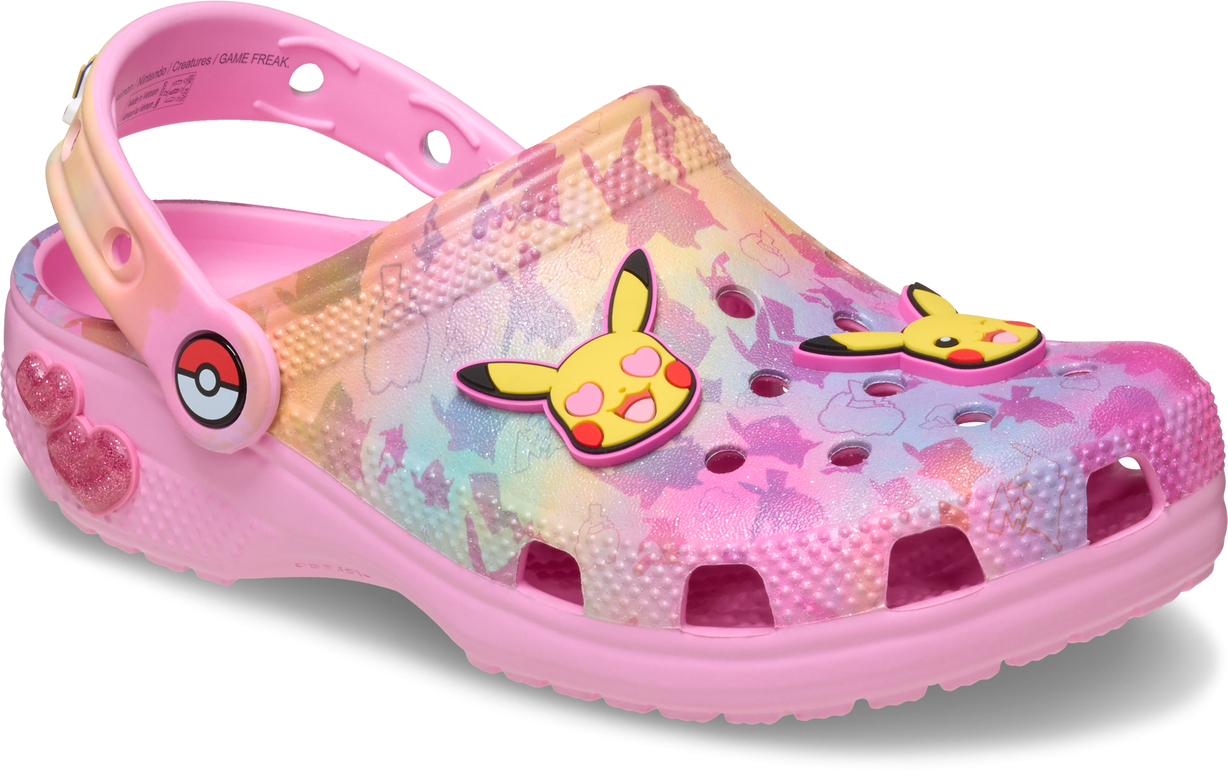 Saboti Crocs Classic Pikachu Pink EU 28 - EU 35