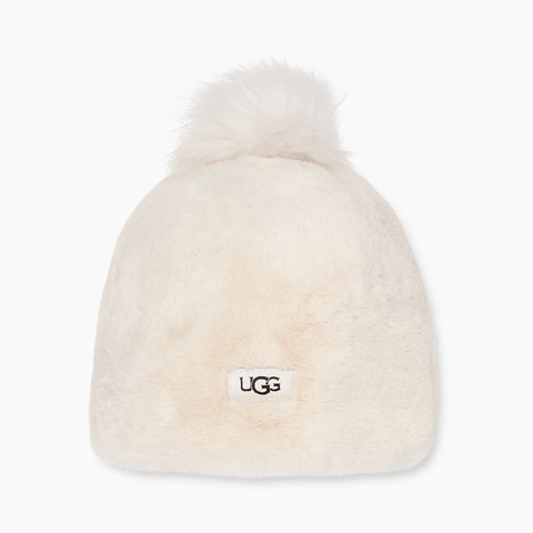 Caciula-UGG-K FAUX FUR BEANIE W POM 2 - 6 Ani