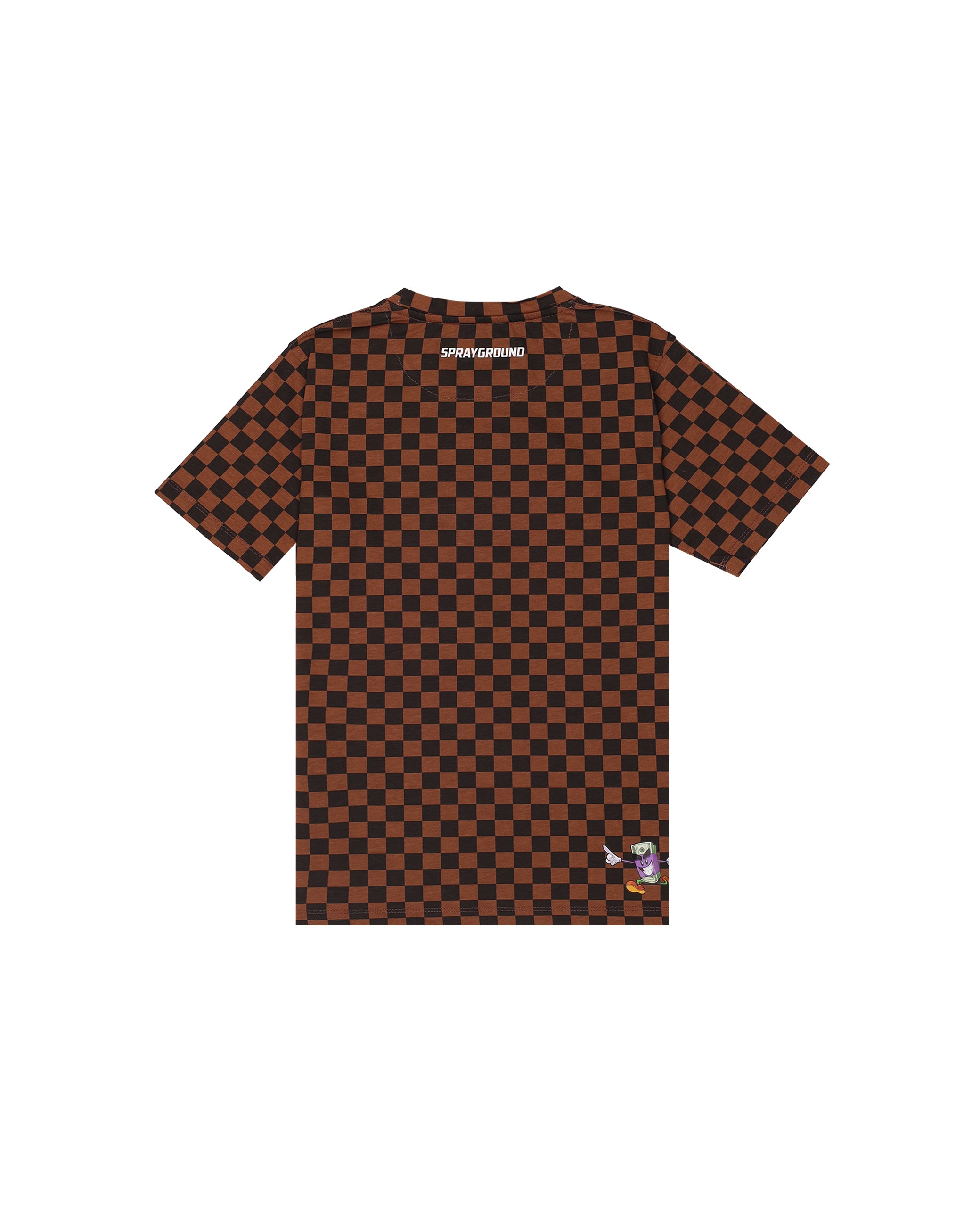 Tricou Sprayground Get Out Bear Checkered Regular