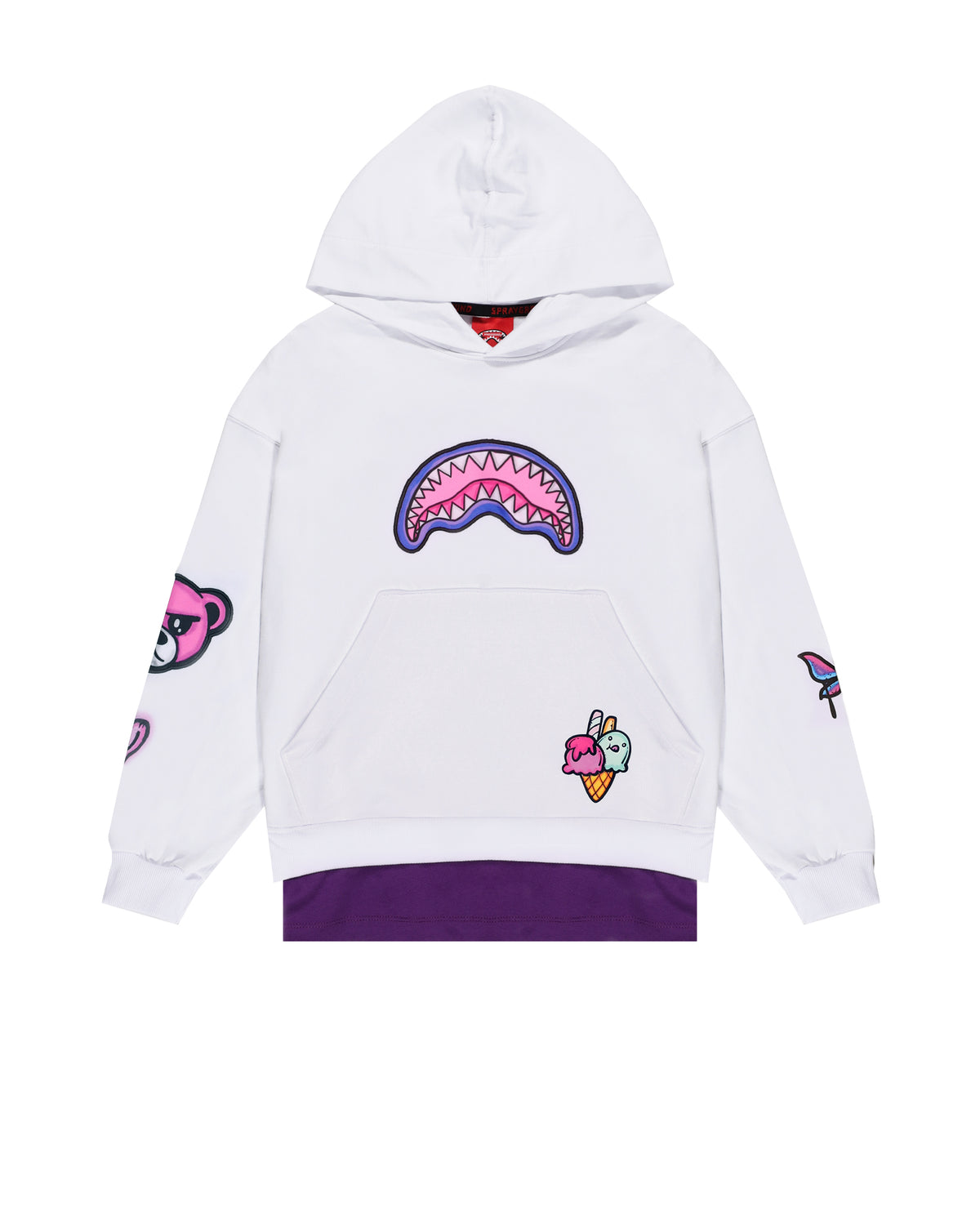 Hanorac Sprayground Girly Graffiti Oversized Hoodie