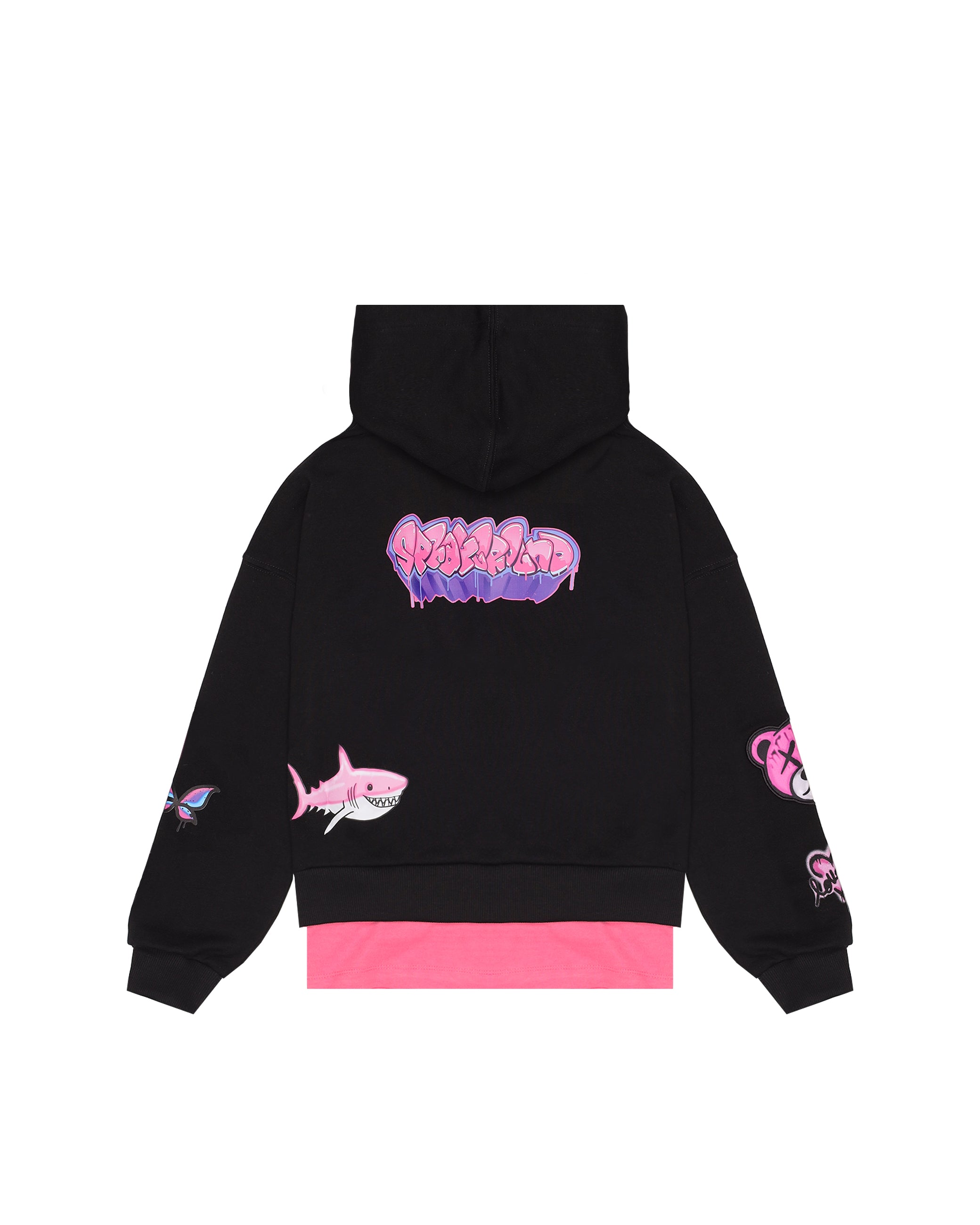 Hanorac Sprayground Girly Graffiti Oversized Hoodie