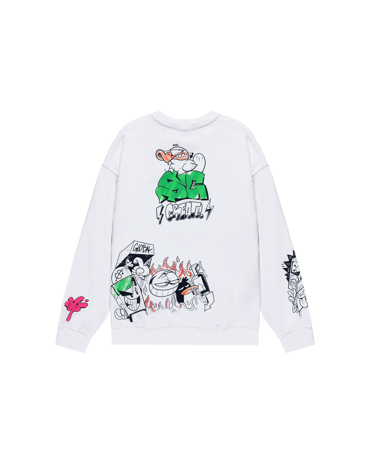 Hanorac Sprayground Create Your World Oversized Crewneck