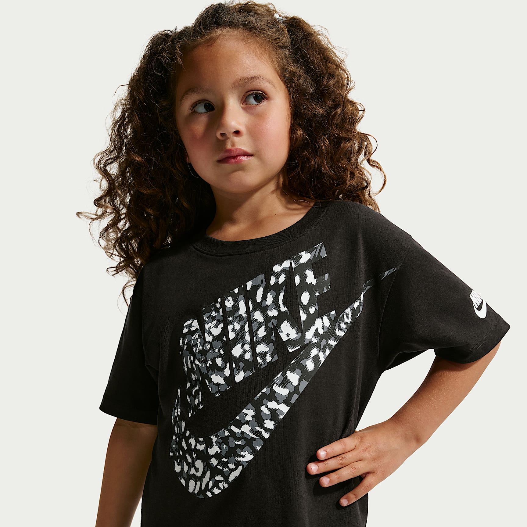 Tricou Nike Girls All Over Print Animal