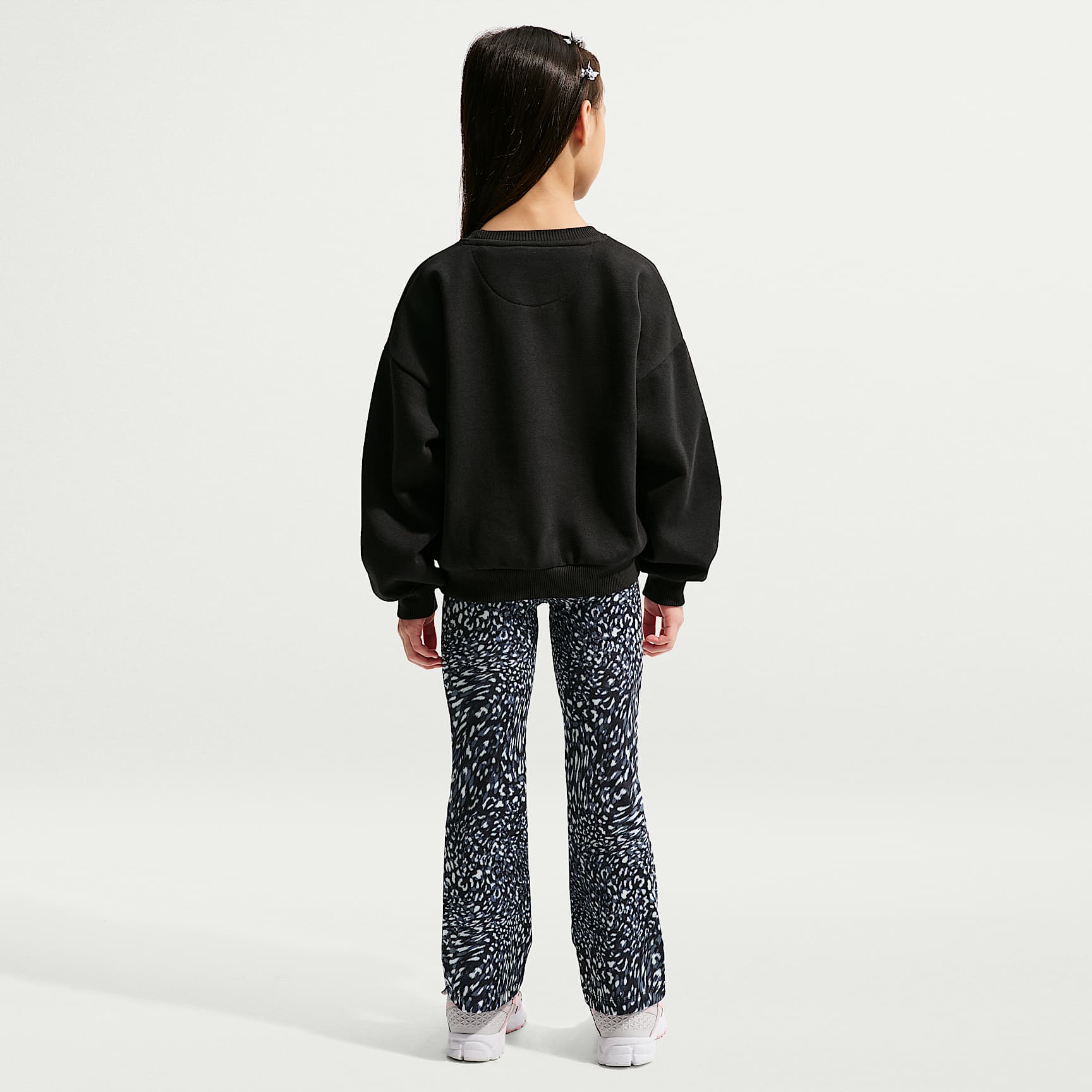 Set bluză și colanți Nike Girls All Over Print Crew