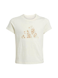 Tricou Adidas Girls Animal Big Logo Single Jersey T-Shirt Kids 8 - 15 Ani