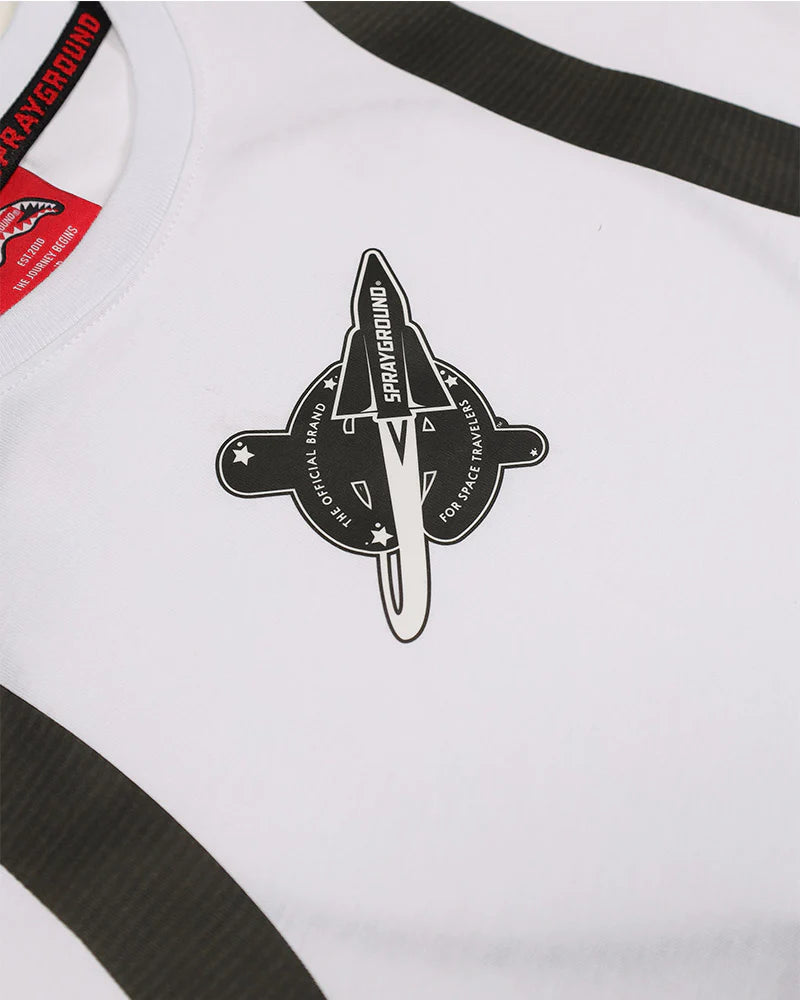 Tricou Alien Plush Backpack White T-Shirt 8 - 16 Ani