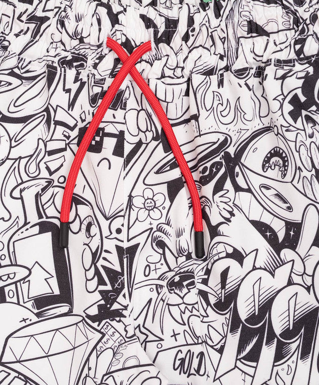 Pantaloni scurti Sprayground Create Your World Cotton 8 - 16 Ani