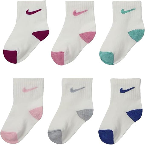 Sosete Nike Nike Pop Color Ankle 6Pk 6 - 12 luni